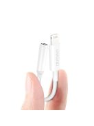 Dudao audio adapter headphone adapter from Lightning to 3.5 mm mini jack white (L16i white)