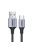 Ugreen US288 60125 USB-A / USB-C QC 3.0 3A 0.5m cable - gray