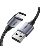 Ugreen US288 60128 USB-A / USB-C QC 3.0 3A 2m cable - gray