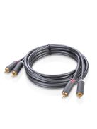 Ugreen AV104 10520 audio cable 2RCA (male) / 2RCA (male) 5m - gray