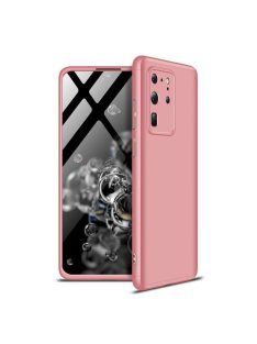   GKK 360 Protection Tok Ütésállókivitel 2in1 Védőtok Samsung Galaxy S20 Ultra Rózsaszín