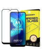Üvegfólia Kijelzővédő Tempered Glass Tokbarát Motorola Moto G8 Power Lite Fekete Keret
