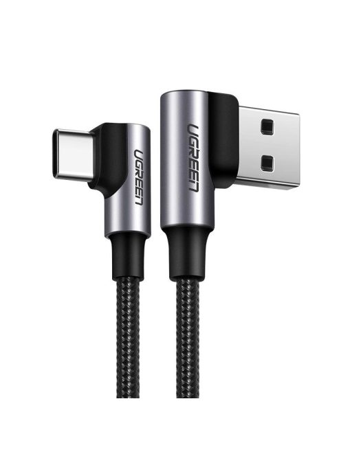 Ugreen angle cable USB cable - USB Type C Quick Charge 3.0 QC3.0 3 A 0.5 m gray (US176 20855)