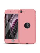 GKK 360 Protection Tok Ütésállókivitel 2in1 Védőtok iPhone SE 2020 Rózsaszín