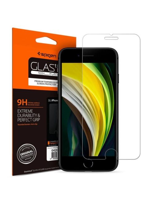 TEMPERED GLASS Spigen GLAS.TR SLIM IPHONE 7 / 8 / SE 2020 / 2022