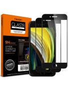 TEMPERED GLASS Spigen GLASS FC 2-PACK IPHONE 7 / 8 / SE 2020 / 2022 BLACK