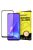 Üvegfólia Kijelzővédő Tempered Glass Tokbarát Oppo A72 / A52 Fekete Keret