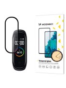 Wozinsky Full Glue Screen Protector Film Full Coveraged with Frame Case Friendly for Xiaomi Mi Band 6 / Mi Band 5 black