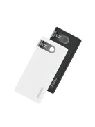 Dudao powerbank 10000 mAh 2x USB / USB Type C / micro USB 2 A with LED screen white (K9Pro-01)