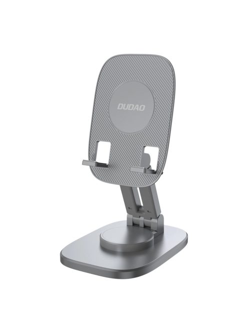 Dudao desk telescopic stand foldable stand for phone tablet gray (F5XS)