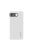 Dudao powerbank 20000 mAh 2x USB / USB Type C / micro USB 2 A with LED screen white (K9Pro-05)