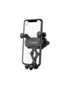 Wozinsky car phone holder gravity for ventilation grille black (WCH-05)