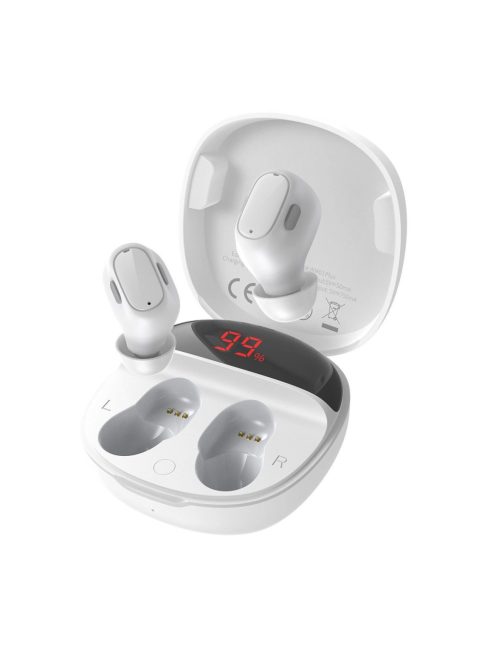 Baseus Encok WM01 Plus TWS wireless in-ear Bluetooth 5.0 headphones white (NGWM01P-02)