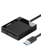 Ugreen USB 3.0 SD / micro SD / CF / MS memory card reader black (CR125 30333)