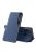 Huawei P Smart 2019 Notesz Tok ECO Leather View Case Ablakos Elegant BookCase Kék