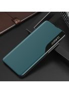 Xiaomi Note 8T Notesz Tok ECO Leather View Case Ablakos Elegant BookCase Zöld
