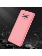 GKK 360 Protection Tok Ütésállókivitel 2in1 Védőtok Xiaomi Poco X3 NFC Rózsaszín