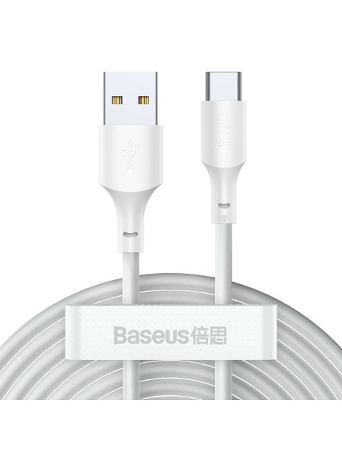 Baseus 2x USB cable - USB Type C fast charging Power Delivery Quick Charge 40 W 5 A 1.5 m white (TZCATZJ-02)