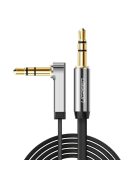 Ugreen flat angled cable AUX audio cable 3.5 mm mini jack 0.5 m black (AV119 10596)