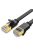 Ugreen Flat Cable Internet Network Cable Ethernet Patchcord RJ45 Cat 7 STP LAN 10 Gbps 3m Black (NW106 11262)