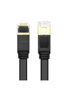 Ugreen Flat Cable Internet Network Cable Ethernet Patchcord RJ45 Cat 7 STP LAN 10 Gbps 3m Black (NW106 11262)