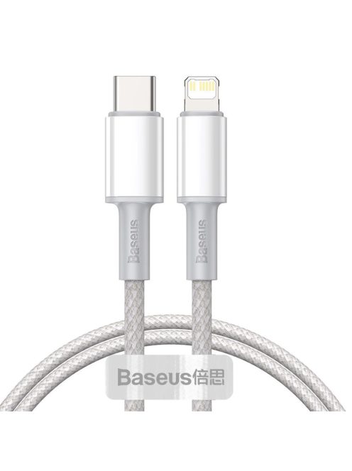 Baseus CATLGD-02 Lightning - USB-C PD cable 20W 480Mb/s 1m - white