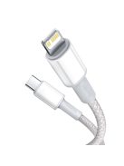 Baseus CATLGD-02 Lightning - USB-C PD cable 20W 480Mb/s 1m - white