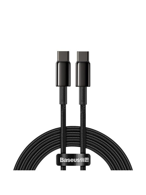 Baseus CATWJ-A01 USB-C - USB-C PD QC cable 100W 5A 480Mb/s 2m - black