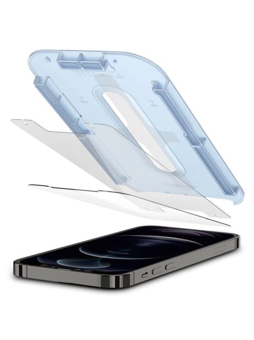 TEMPERED GLASS Spigen GLAS.TR "EZ FIT" 2-PACK IPHONE 12/12 PRO