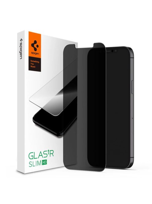 TEMPERED GLASS Spigen GLASS.TR IPHONE 12/12 PRO PRIVACY