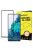 Üvegfólia Kijelzővédő Tempered Glass Tokbarát Samsung Galaxy S20 FE Fekete Keret