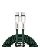 Baseus Cafule Series Metal Data USB-C / USB-C PD QC SCP 100W 5A 2 m cable - green