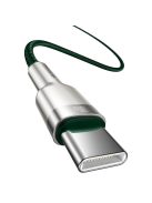 Baseus Cafule Series Metal Data USB-C / USB-C PD QC SCP 100W 5A 2 m cable - green