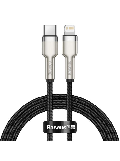 Baseus Cafule Series Metal Data USB-C / Lightning 20W PD cable 1 m - black