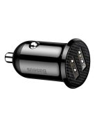 Baseus Grain Pro car charger 2x USB 4.8 A black (CCALLP-01)