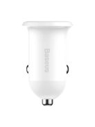 Baseus Grain Pro car charger 2x USB 4.8 A white (CCALLP-02)