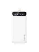 Dudao powerbank 30000 mAh 2x USB / USB-C with LED light white (K8s+ white)