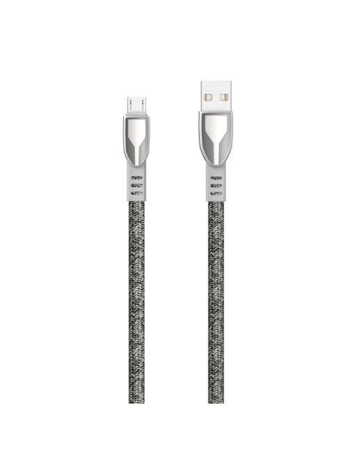 Dudao USB braided cable - micro USB 5 A 1 m gray (L3PROM gray)