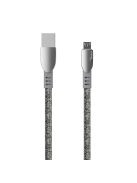 Dudao USB braided cable - micro USB 5 A 1 m gray (L3PROM gray)