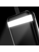 Dudao powerbank 30000 mAh 2x USB / USB-C with LED lamp 10W black (K8s+ black)