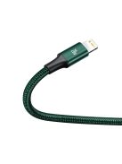 Baseus Rapid Series 3in1 USB-C - USB-C / Lightning / micro USB cable 20W PD 1.5m - green