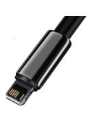 Baseus Tungsten USB - Lightning cable 2.4 A 1 m black (CALWJ-01)