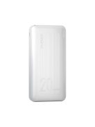 Dudao powerbank 20000 mAh Power Delivery 20 W Quick Charge 3.0 2x USB / USB Type C white (K12PQ + white)