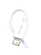 Baseus Superior USB - Lightning cable 2.4A 0.25 m White (CALYS-02)