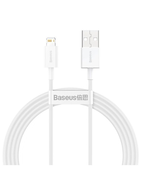 Baseus Superior USB - Lightning cable 2.4A 1.5 m White (CALYS-B02)