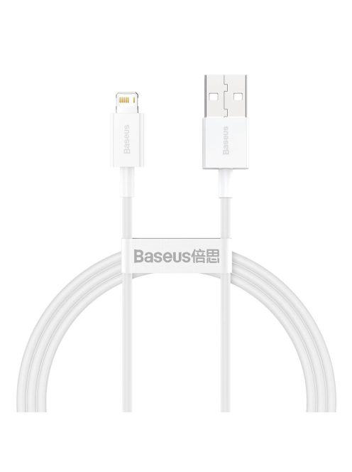 Baseus Superior USB - Lightning cable 2.4A 1 m White (CALYS-A02)