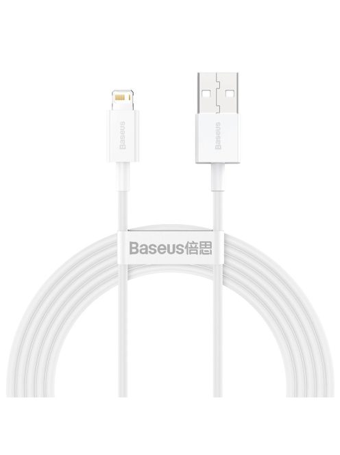 Baseus Superior USB - Lightning 2.4A 2 m cable White (CALYS-C02)