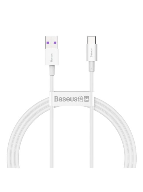 Baseus Superior USB Cable - USB Type C 66 W 6A 1 m White (CATYS-02)