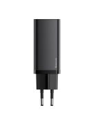 Baseus GaN2 Lite fast charger 65W USB / USB Type C Quick Charge 3.0 Power Delivery (gallium nitride) black (CCGAN2L-B01)