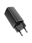 Baseus GaN2 Lite fast charger 65W USB / USB Type C Quick Charge 3.0 Power Delivery (gallium nitride) black (CCGAN2L-B01)